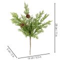 Künstlicher Kiefernzweig mit Zapfen 28cm 6St | Floristik24.de