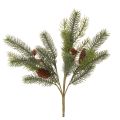 Floristik24 Kunstzweig Tannenzweig mit Zapfen Dekoration 41cm