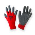 Floristik24 Kixx Nylon Gartenhandschuhe Gr.10 Rot, Grau