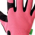 Floristik24 Kixx Synthetik Handschuhe Gr.7 Rosa, Schwarz