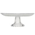 Klassische Glas-Tortenplatte auf Fuß - Elegant für jede Feier Ø 20cm | Floristik24.de