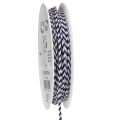 Floristik24 Geschenkband Kordel gestreift für kreative Dekoration 3mm 20m