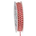 Floristik24 Kordel Zickzack Muster auf Rolle zum Basteln und Verpacken 3mm 20m