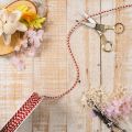 Kordel Zickzack Muster auf Rolle zum Basteln und Verpacken 3mm 20m | Floristik24.de