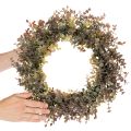 Künstlicher Eukalyptuskranz Herbst dekorativ rund 45cm | Floristik24.de