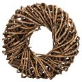 Floristik24 Kranz aus Naturzweigen Rattankranz rund zum Basteln 35cm