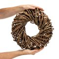 Kranz aus Naturzweigen Rattankranz rund zum Basteln 35cm | Floristik24.de