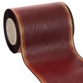 Floristik24 Kranzband Bordeaux Moiré 125mm Dekoband