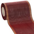 Floristik24 Kranzband Moiré 150mm Bordeaux Taftband Dekoration