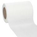 Floristik24 Kranzband Weiß 125mm 25m Dekoband Trauerfeier Grabschmuck