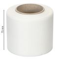 Kranzband Weiß Hochwertig 75mm x 25m - Dekoband für Floristik und Trauerfeiern, ideal zum Bedrucken | Floristik24.de