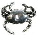 Deko Krebs Antik Silber 12cm | Floristik24.de