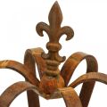 Vintage Deko Krone Edelrost Metalldeko Ø20cm H28cm | Floristik24.de