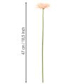 Künstliche Blumen Gerbera Apricot 47cm 6St | Floristik24.de