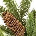 Künstlicher Tannenzweig mit echten Zapfen Weihnachtszweig 78cm | Floristik24.de