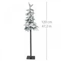 Floristik24 Künstlicher Weihnachtsbaum Tannenbaum Beschneit Deko 120cm