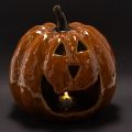 Keramik Kürbis Halloween LED