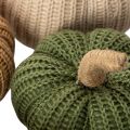 Deko Kürbis gestrickt Herbstdeko 10cm 6St | Floristik24.de