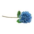 Floristik24 Kunstblumen Deko Hortensie künstlich Blau 69cm