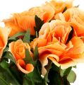 Floristik24 Kunstblumen Rosenstrauß Orange L26cm 3St