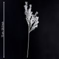 Kunstzweig gefrostet Dekozweig Winterdeko Weiß 78cm 2St | Floristik24.de