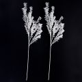 Kunstzweig gefrostet Dekozweig Winterdeko Weiß 78cm 2St | Floristik24.de