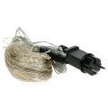 LED-Lichterbündel für innen und außen 640er 1,9m Silber/Warmweiß | Floristik24.de