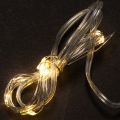 Floristik24 Lichterkette mit Batteriefach Für Innen Warmweiß 10 LEDs 1m 6St