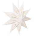 Floristik24 Weihnachtsstern LED Deko zum Aufhängen Warmweiß Indoor 38cm
