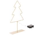 Floristik24 Weihnachtsbaum Silhouette 60 LED Warmweiß für innen Tischdeko 37cm