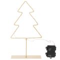 Weihnachtsbaum Silhouette 60 LED Warmweiß für innen Tischdeko 37cm | Floristik24.de
