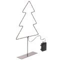 Floristik24 LED Weihnachtsbaum Batteriebetrieben Tischdeko für innen 47cm