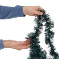 Lametta Weihnachtsgirlande mit 60 LED und Timer Outdoor 3m | Floristik24.de
