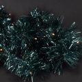 Lametta Weihnachtsgirlande mit 60 LED und Timer Outdoor 3m | Floristik24.de