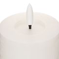 LED Stumpenkerze flackernd mit Timer Ø7cm 12cm | Floristik24.de