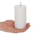 LED Stumpenkerze flackernd mit Timer Ø7cm 16cm | Floristik24.de