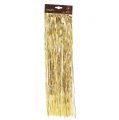 Lametta Gold Hellgold Baumbehang Weihnachten L50cm | Floristik24.de