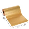 Manschettenpapier Rolle Gold Rot 25cm 100m Floristikbedarf | Floristik24.de