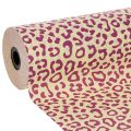 Floristik24 Manschettenpapier Leo-Optik Lila 25cm 100m