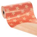 Manschettenpapier mit Sternen Rolle Floristikbedarf 25 cm 100m | Floristik24.de