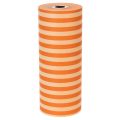 Manschettenpapier Rolle Orange gestreift 25cm 100m | Floristik24.de