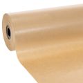 Floristik24 Manschettenpapier Natur Kraftpapier Rolle 25cm 100m Dekopapier