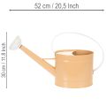 Metall Deko Gießkanne Vintage Look Hellbraun 52,5cm - Pflanzkanne für Tischdeko & Sommerdeko | Floristik24.de