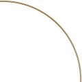 Floristik24 Metallring Dekoring Scandi Ring Deko Loop Gold Ø 25,5cm 6St