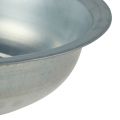 Metallschale Used Look Schale Silbern Metall Ø36cm H9,5cm | Floristik24.de