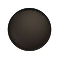 Metalltablett Rund Kerzentablett Schwarz Ø20cm H2,5cm 2St | Floristik24.de