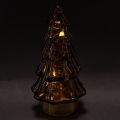 Glas Weihnachtsbaum LED Deko