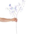 Künstlicher Blütenzweig mit irisierenden Blüten 80cm | Floristik24.de