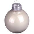 Mini Weihnachtskugeln Glas Grün Perlmuttgrau Ø3cm 22 St | Floristik24.de