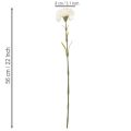 Kunstblume Nelke mit Stiel für Sträuße und Kränze 56cm 8St | Floristik24.de